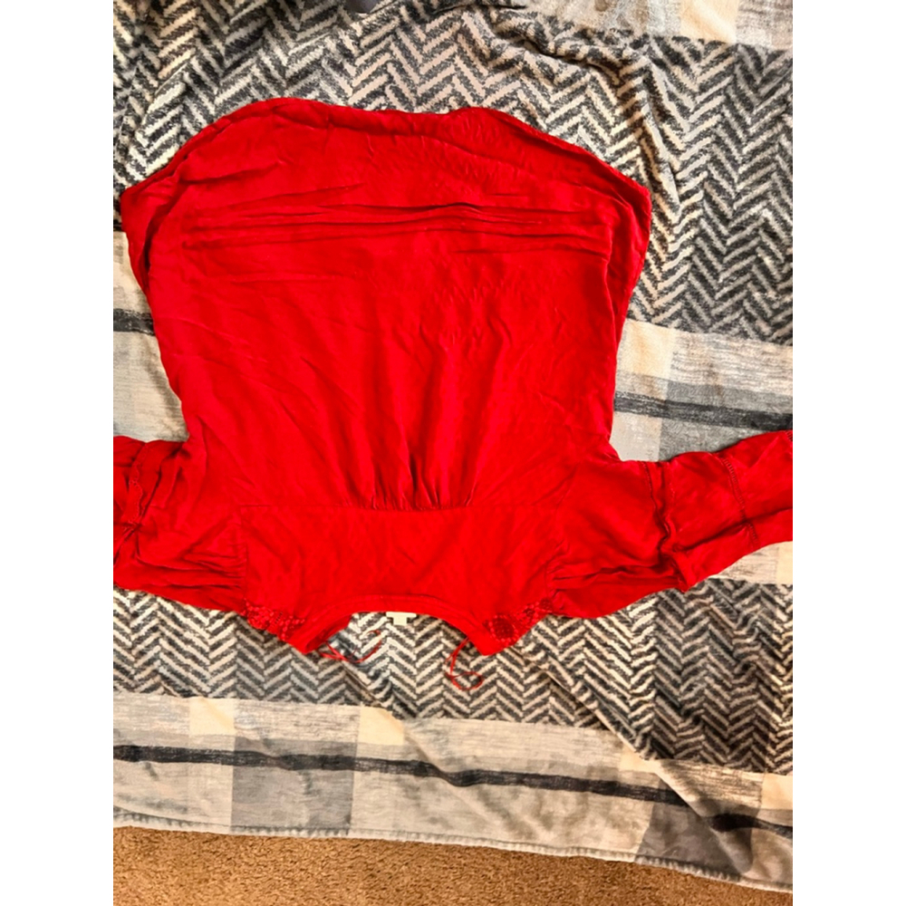 Women's Knox Rose Red Blouse Size XL - Picture 2 of 6